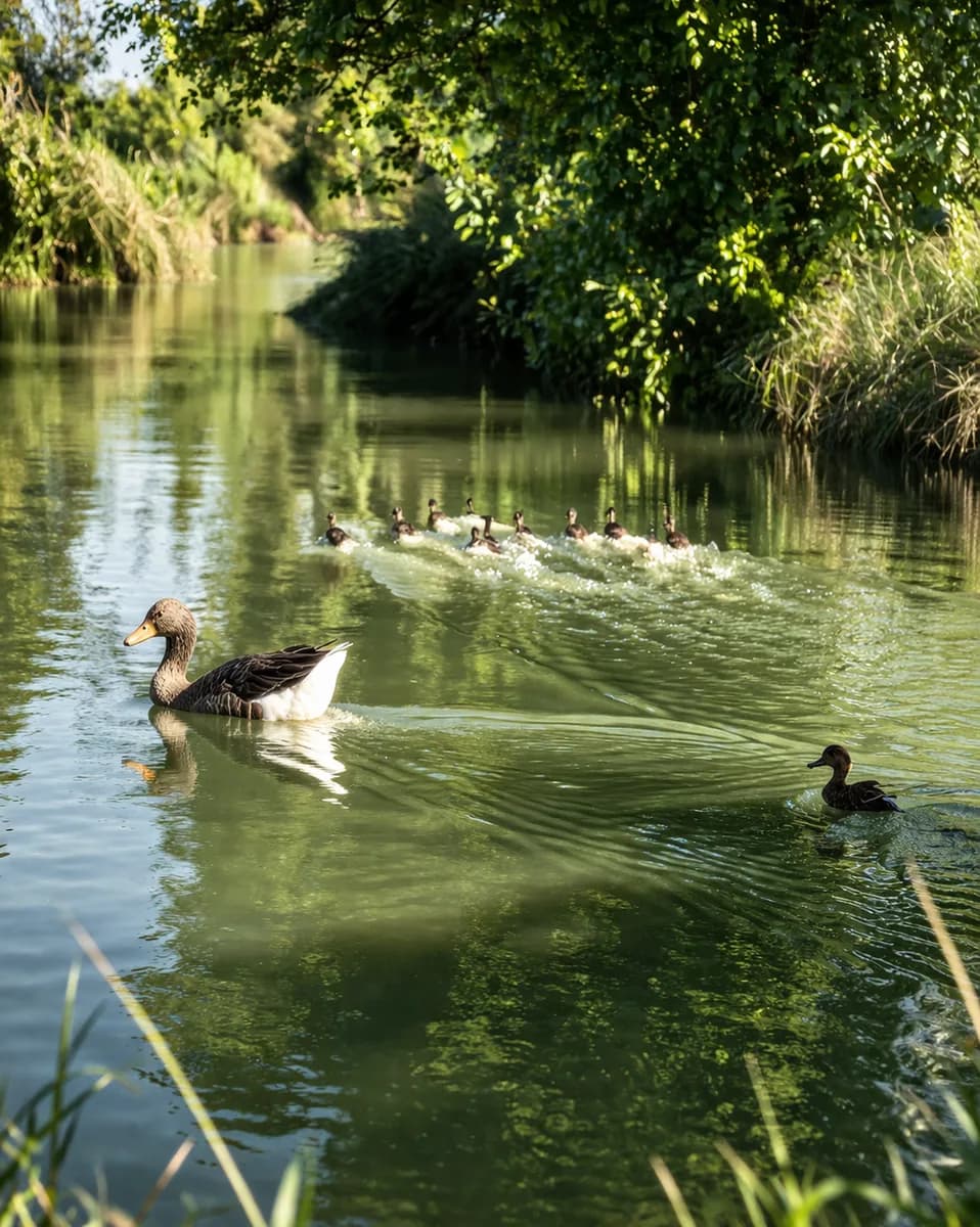 Promenade au bord de l'eau
